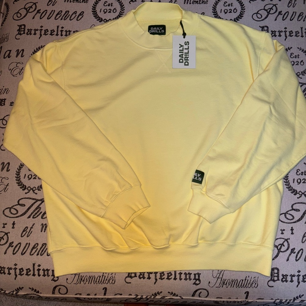 Daily Drills Yellow Crewneck